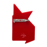 The Sly Fox Brooch ORIGAMI