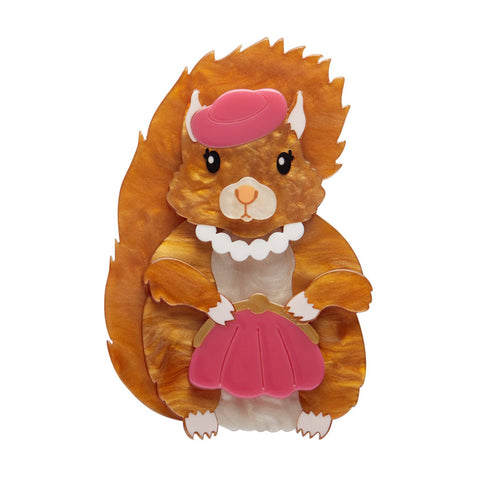 The Sophisticated Squirrel Brooch