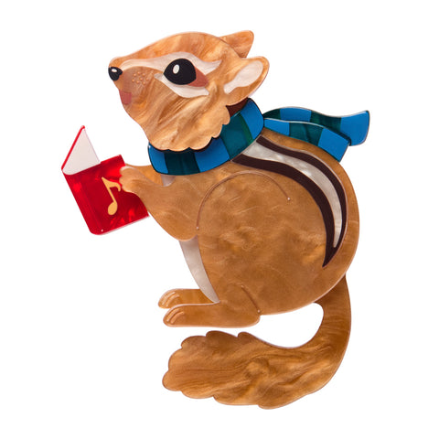 Charlie the Chipmunk Brooch