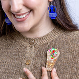 Gyros on the Go Brooch