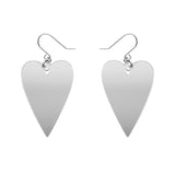 From the Heart Essential Drop Earrings - Silver