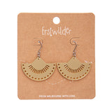 Boho Fan Essential Drop Earrings - Gold