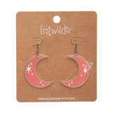 Half Moon Drop Earrings - Iridescent