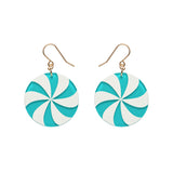 Lollies Drop Earrings - Green