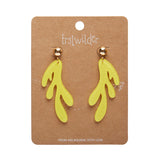 Reef Coral Drop Earrings - Yellow
