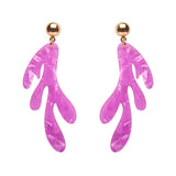 Reef Coral Drop Earrings - Pink
