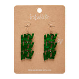 Ho, Ho, Ho Drop Earrings - Green