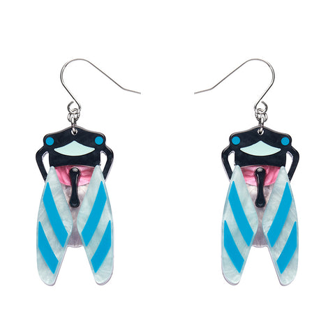 Deco Cicada Drop Earrings