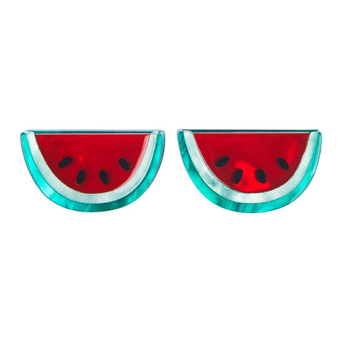 Viva la Vida Watermelons Stud Earrings