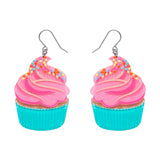 Iced Cupcake Drop Earrings