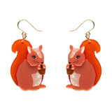 Cheeky Squirrel Drop Earrings