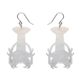 Tropical Rock Lobster Drop Earrings