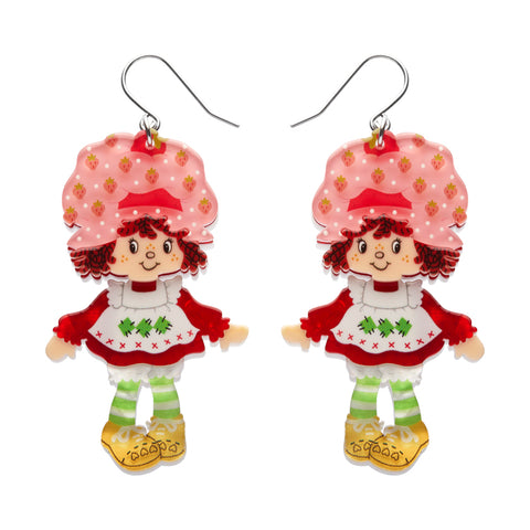 Sweet Strawberry Shortcake Drop Earrings