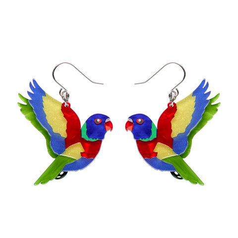 Lulu the Lorikeet Earrings