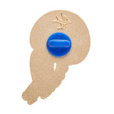 Mauve Stinger Jellyfish Enamel Pin