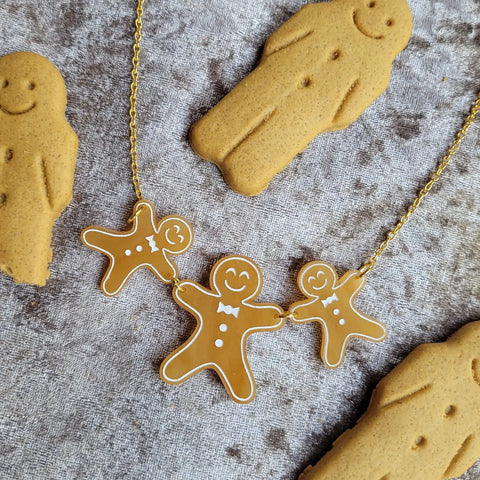 Gingerbread Necklace