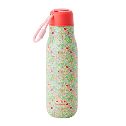 Stainless Steel Thermo bottle - Multi - Pastel Fall Floral Print
