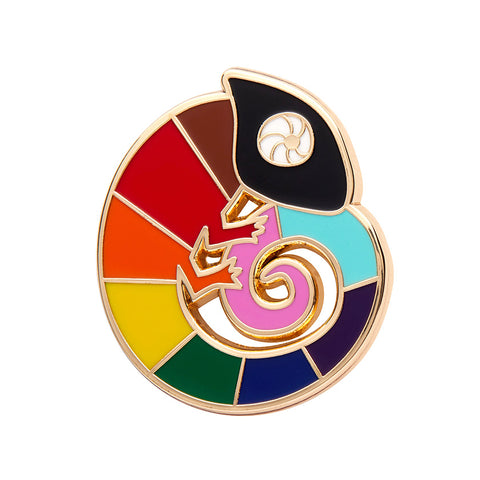 Carmel's Colourful Enamel Pin