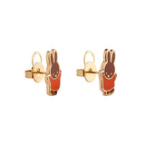 Melanie Enamel Stud Earrings