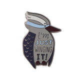 Just Winging It Enamel Pin