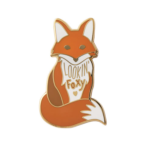 Lookin' Foxy Enamel Pin
