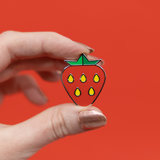 Fruit Salad Strawberry Enamel Pin