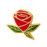 Painted Rose Enamel Pin