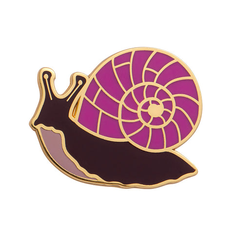 Painted Shell Enamel Pin