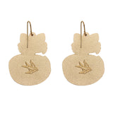 You're In"FOX"icating Enamel Drop Earrings