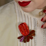 Bushy Blush Brooch