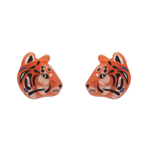 The Tranquil Tiger Earrings