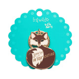 You're In"FOX"icating Enamel Key Charm