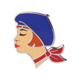 Tres Chic Enamel Pin - Blue