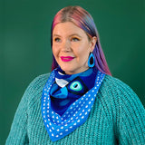 The Picturesque Peacock Square Scarf