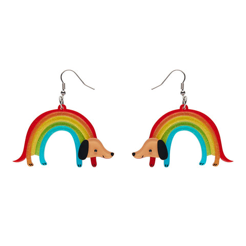 Rainbow Ruff Earrings