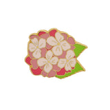 Heartfelt Hydrangea Pink Enamel Pin